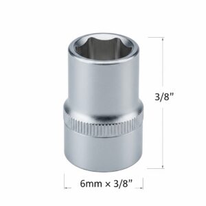 Copa Punta Hexagona Corta 6Mmx3/8