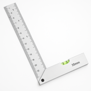 Escuadra Aluminio 35Mm Con Nivel