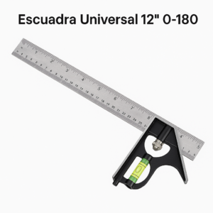 Escuadra Universal 12 pulgadas 0- 180