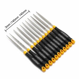 Juego Lima Joyería 3Mm X 140 X 12 Pcs Uyustools